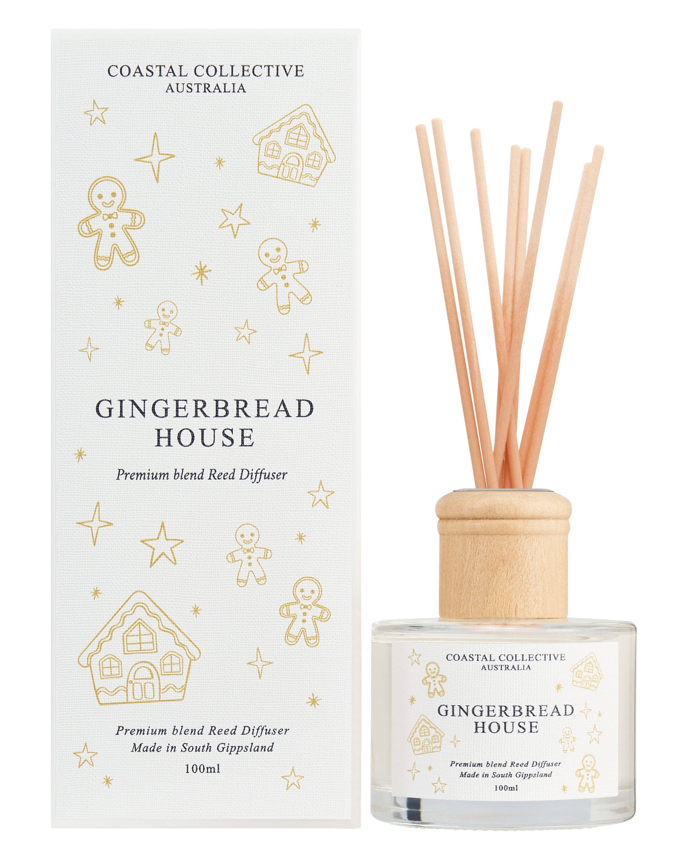 Gingerbread House 100ml Reed Diffuser | Evidence Board Co
